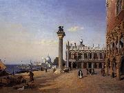 Venise, La Piazetta Jean Baptiste Camille  Corot